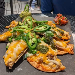 Nachos with chicken