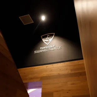 the entrance to the swing suite