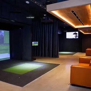 a golf simulator
