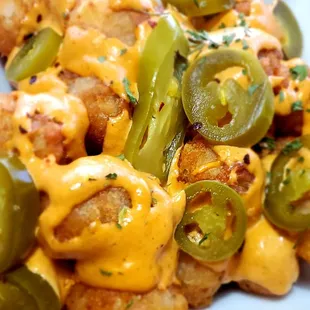 Jalapeno cheesy tots