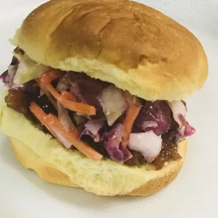 Bbq Pulled Jackfruit Sandwich