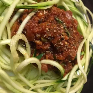 Zucchini Spaghetti