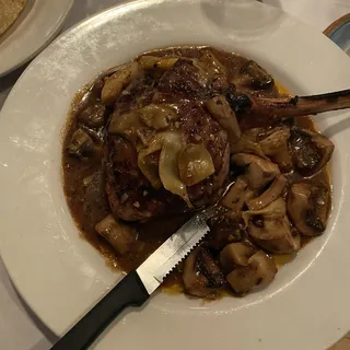 Veal Chop Alla Sassi