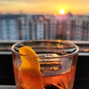 Modern Fashioned - Knob Creek Rye Whiskey, Appleton Estate Reserve Blend Rum, Vanilla Bean, Bitters