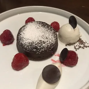 Warm Valrhona Cake
