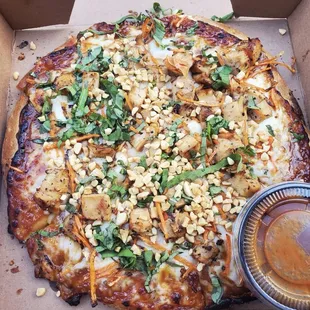 Thai pizza