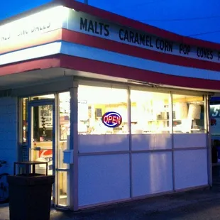 the outside of a store