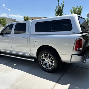 Good color match for 7yo truck.