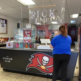 Time to order - courteous/ very helpful. . . .