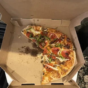 Sausage, onion, and pepper