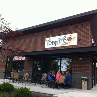 Toppins Frozen Yogurt; a fun place where your dessert creation is only limited to your imagination.