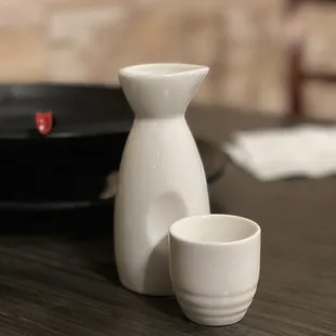 Hot Sake - very good after a long day of travel.