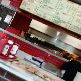 sushi and sashimi, interior