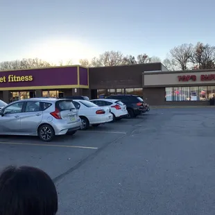 Right next to Planet Fitness