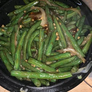 Szechuan String Beans, non-spicy