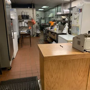 You can't eat here. This place is best for pick up and delivery.