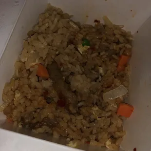 Beef fried rice