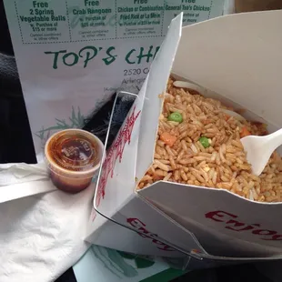 Oh yeah my patience paid off, I'll be baaaaack lol! #chinesefood #shrimp #friedrice