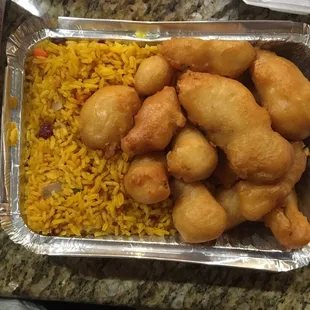 Sweet and sour chicken