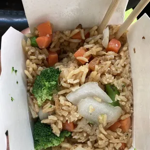 Vegetable fried rice