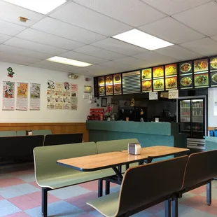 sushi and sashimi, interior