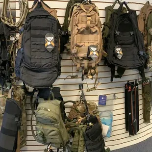 We carry a large selection of condor bags, vests, hats, and pouches.
