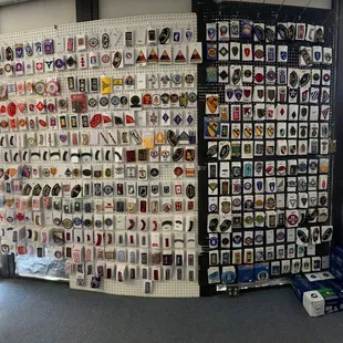 We carry a very large selection of patches from military units to flags and morale patches. We carry Velcro and sew on patches!