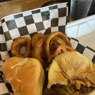 Left overs barely fit in the box.