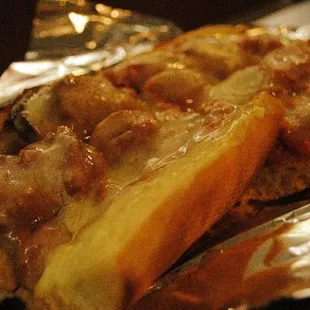 Our tasty and spicy Italian Sausage sandwich.