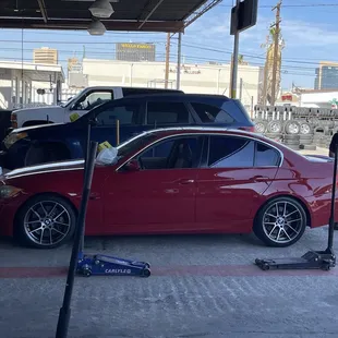 Another wheel install at Tops! Thanks to RJ, Mike, Arturo, and Fabian! They always treat me well!