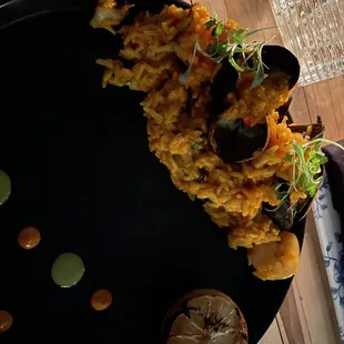 It was so dark. You couldn't see what you were eating.