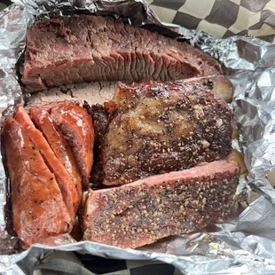Brisket ribs and sausage a must try!!!