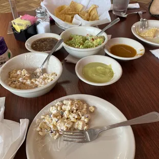 Mex corn and fresh guac