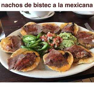 Nachos asada