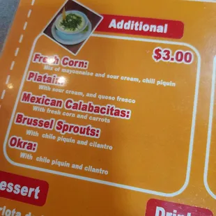 The okra is currently unavailable.