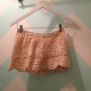 They have  crochae and lace shorts. So excited to try it on ~ pie c.