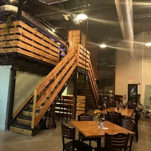 the interior of a restaurant