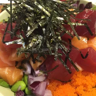 P5 Sweet Ginger Salmon Poke