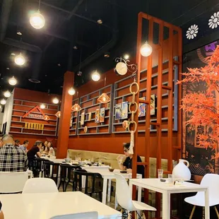 the interior of a restaurant