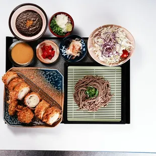 Cheese Katsu + Soba Combo