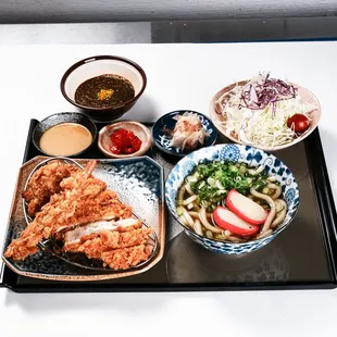 Chickin Katsu + Udon Combo