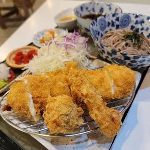 Cheese Katsu +Soba