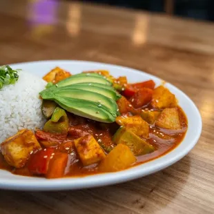 Avocado Red Curry