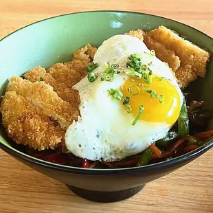 Donburri with Chicken Katsu