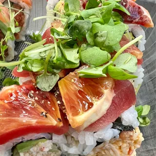 Blood Orange Tuna Roll