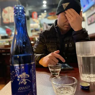 Sparking sake for the win!