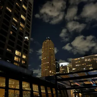 outside