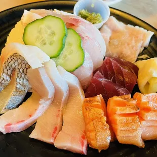 a variety of sushi