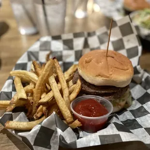 Mon Special ($3.50 + $2 xtra party + $2.50 fries)