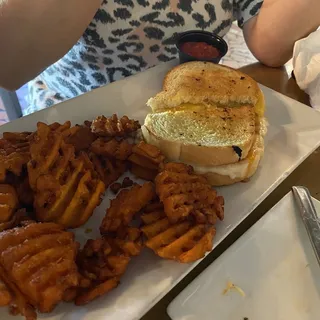Buffalo Chicken Grilled Cheese